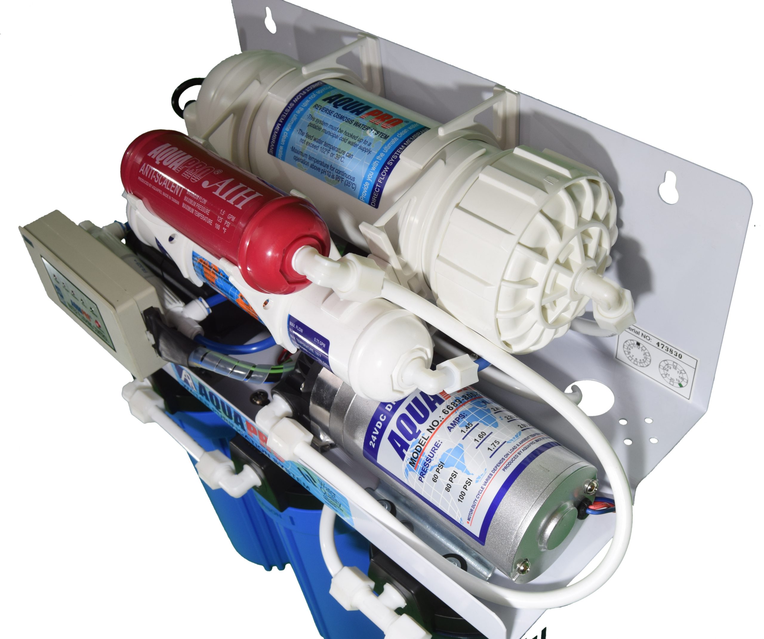 Osmoseur - Débit direct - 1515 litres/jours - compact - Rinçage automatique  de la membrane - Adoucissement et traitement des eaux